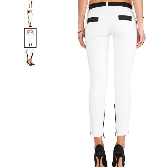 Hudson Chelsea Retreat Colorblock Super Skinny Jeans Size 30‎ - Picture 2 of 13